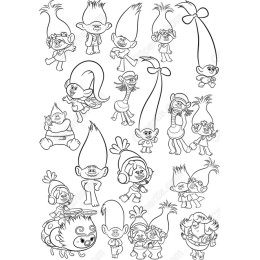 Trolls Adventure Clipart Set