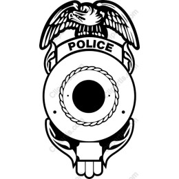 Eagle Emblem Police Badge