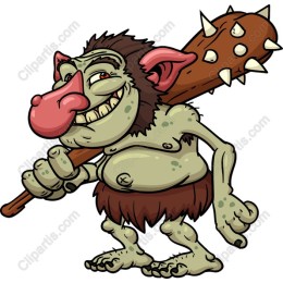 Whimsical Cartoon Goblin