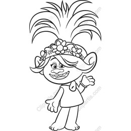 Whimsical Character for Coloring and Crafts