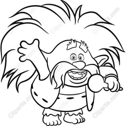 Cheerful Cartoon Creature