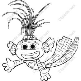 Cheerful Cartoon Amphibian