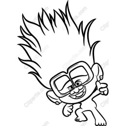 Playful Cartoon Character
