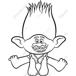 Playful Cartoon Troll