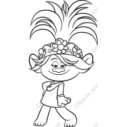 Whimsical Floral Crown Character