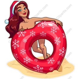 Playful Holiday Heart Float