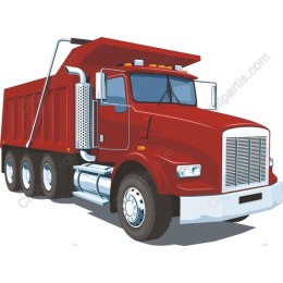 Red Dump Truck