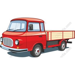 Retro Red Truck