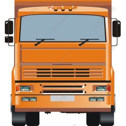 Classic Orange Truck