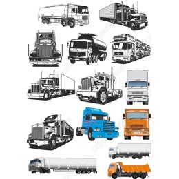 Truck Bundle - Clipart Collection