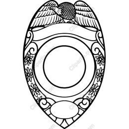 Elegant Eagle Badge