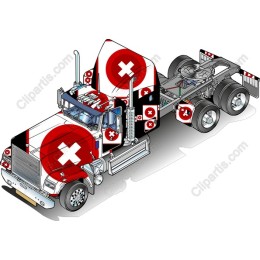 Swiss-Themed Truck
