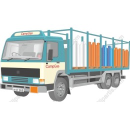 Camping Gas Delivery Truck