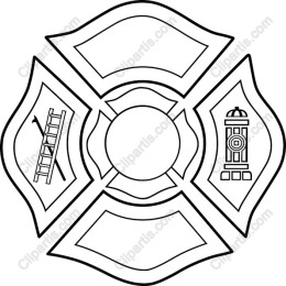 Firefighter Maltese Cross