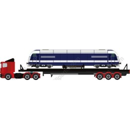 Truck Transporting Train