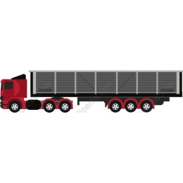 Red Transport Truck