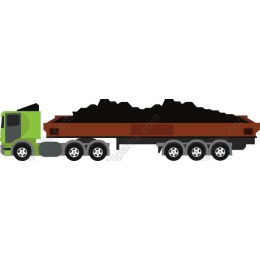 Stylized Dump Truck