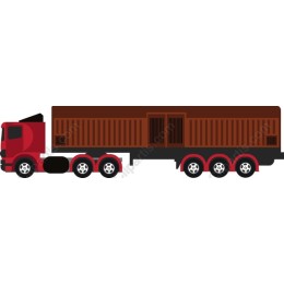 Red Cargo Truck