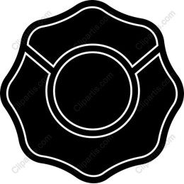 Sophisticated Scalloped Badge