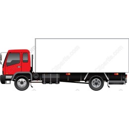 Red Delivery Truck