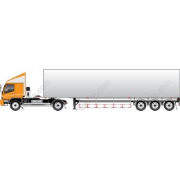 Modern Truck and Trailer