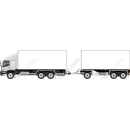 Double Trailer Truck