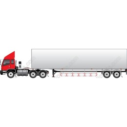Red Truck - Transportation Graphics