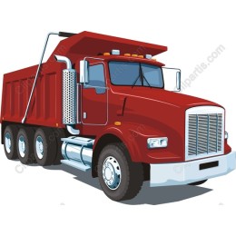 Red Dump Truck