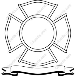 Firefighter's Badge Emblem