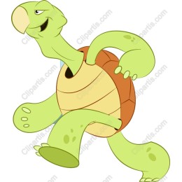 Playful Cartoon Turtle
