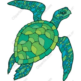 Eco-Friendly Green Turtle