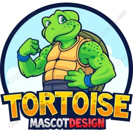 Vibrant Tortoise Mascot