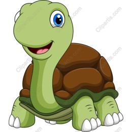 Adorable Cartoon Turtle