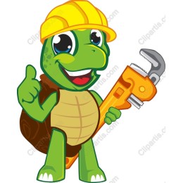 Turtle Construction Worker