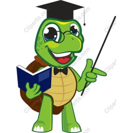 Cheerful Graduation Turtle