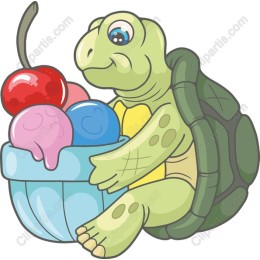 Turtle Ice Cream Delight