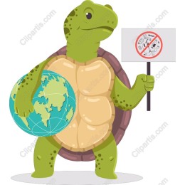 Eco-Friendly Turtle