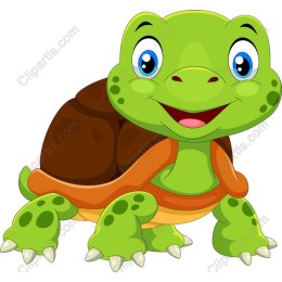 Charming Cartoon Turtle