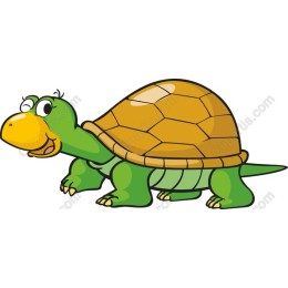 Friendly Cartoon Turtle