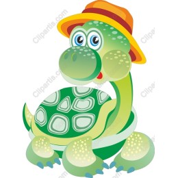 Adorable Playful Turtle