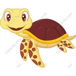 Charming Cartoon Turtle