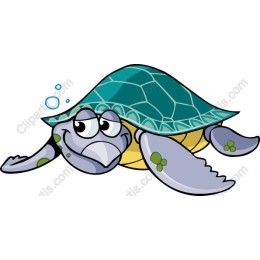 Cheerful Sea Turtle