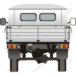 Rear View Truck