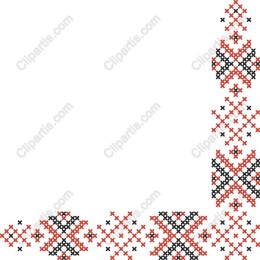 Geometric Floral Corner