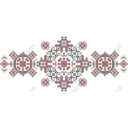 Folk-Inspired Geometric Pattern