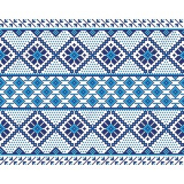 Blue Geometric Pattern