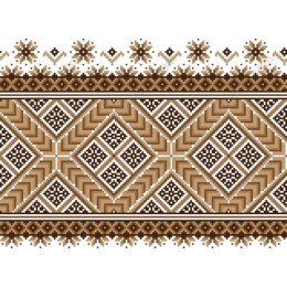 Brown Geometric Patterns