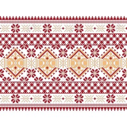 Ethnic-Inspired Geometric Pattern