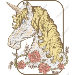 Majestic Unicorn in Bloom