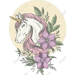 Magical Unicorn and Floral